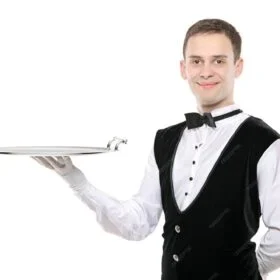 Servicepersonal Personal als Bedienung auf Stundenbasis.